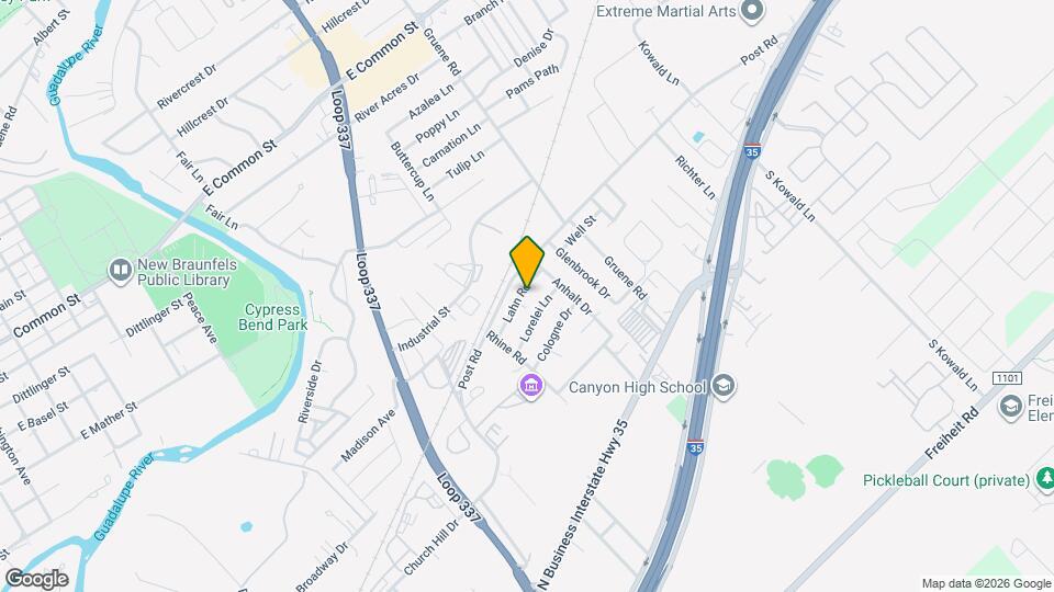 1534 Lahn Rd Map and Location Details