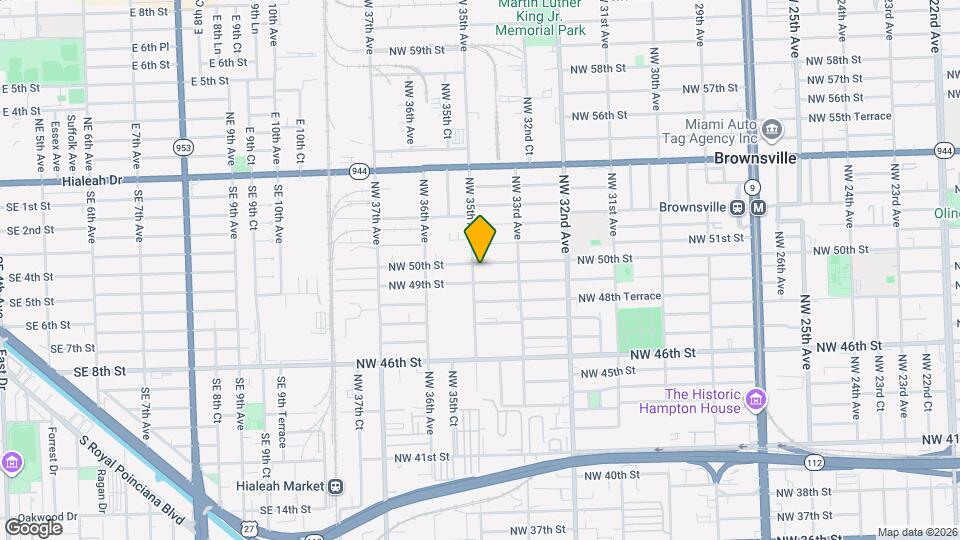 3390 NW 50th St Map and Location Details