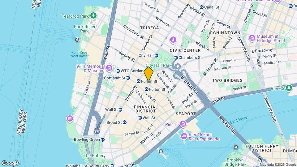 134-136-136 Fulton St Map and Location Details