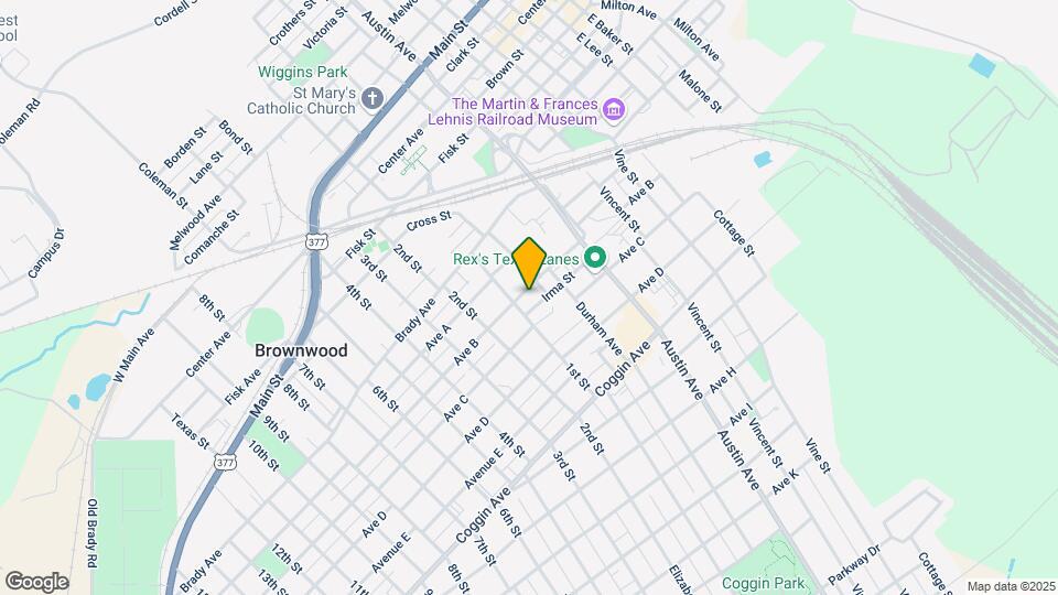 1206 Avenue B, Unit 1 Map and Location Details