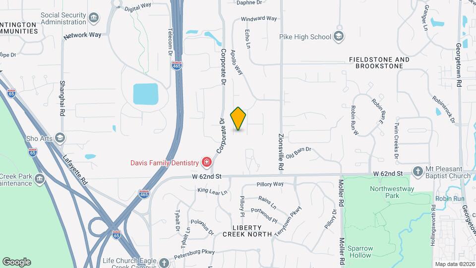 6317 Watercrest Way Map and Location Details