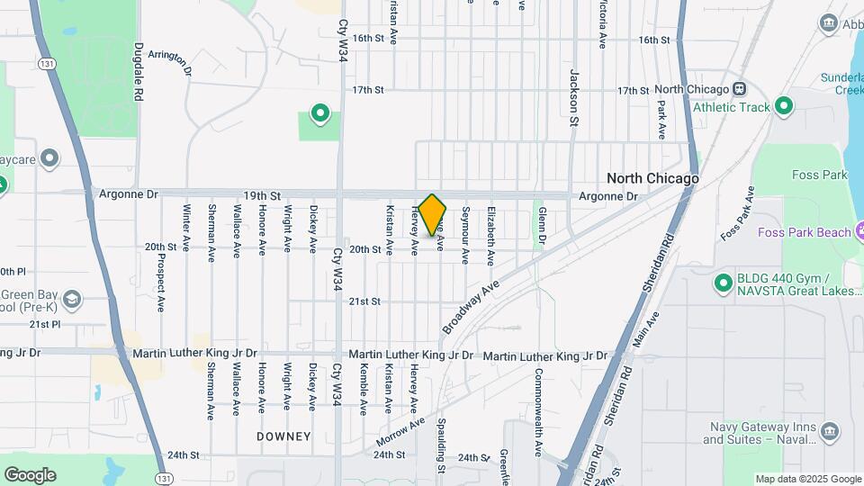 1604 20th St Map and Location Details