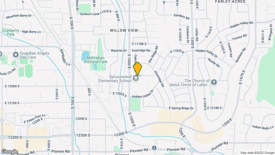 1038 Cedar Ridge Rd Map and Location Details