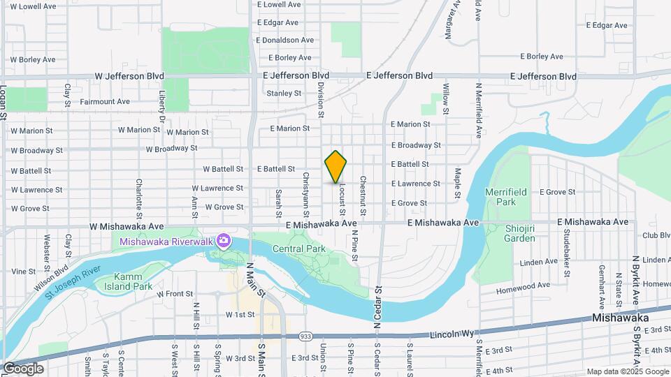 415 E Lawrence St Map and Location Details