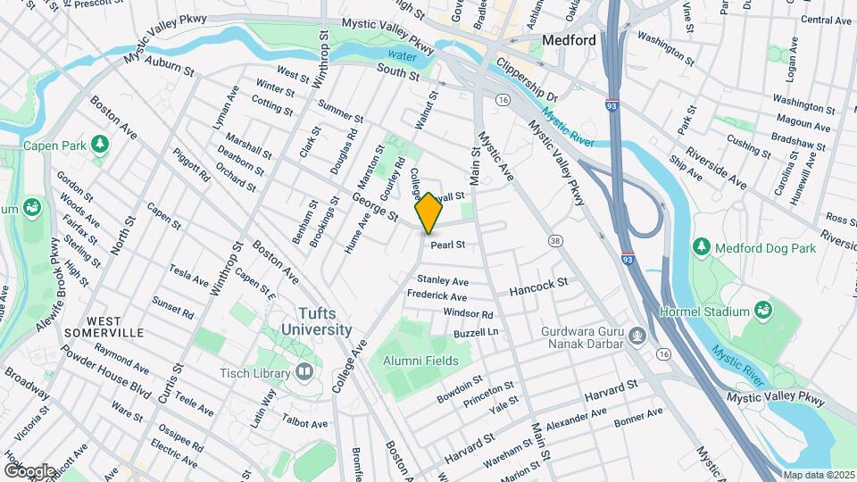 43 Pearl St, Unit 1 Map and Location Details
