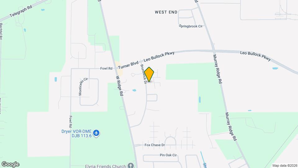 221 Brunswick Dr Map and Location Details