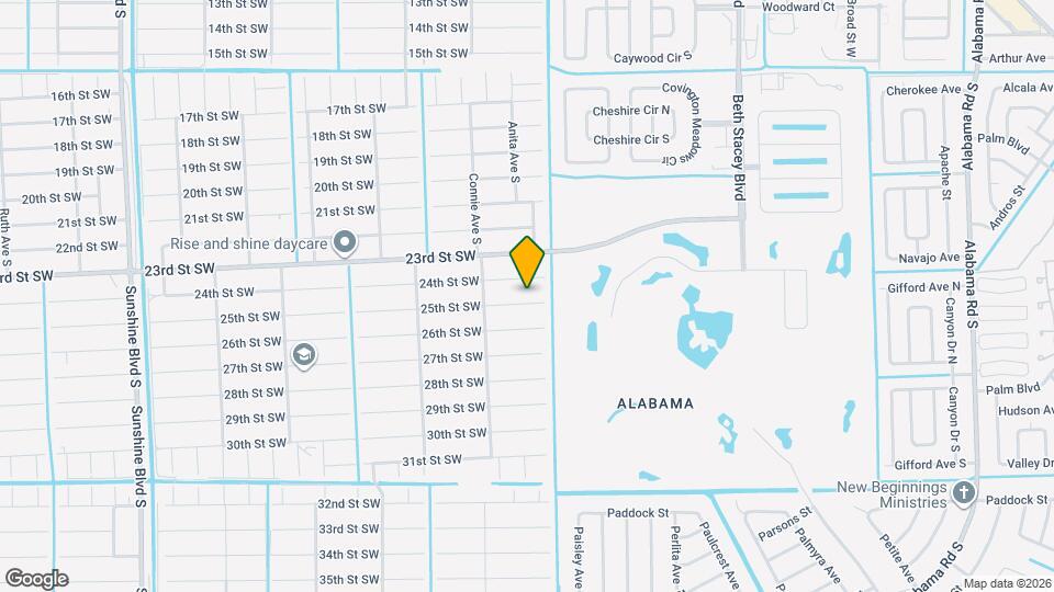 2504 25th St SW Map and Location Details