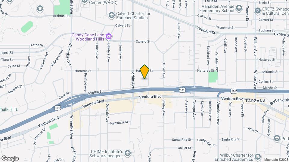 5707 Melvin Ave Mapa y Detalles de la Ubicación