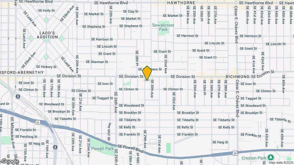 2536 SE 29th Ave Map and Location Details