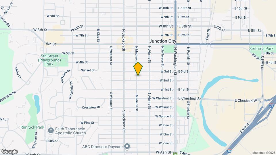 207 N Madison St Map and Location Details