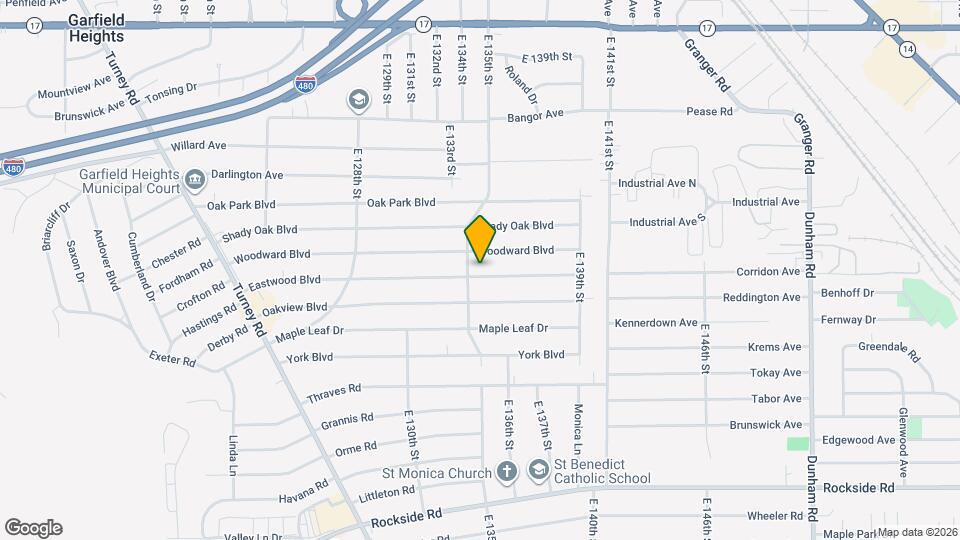13509 Eastwood Blvd Mapa y Detalles de la Ubicación