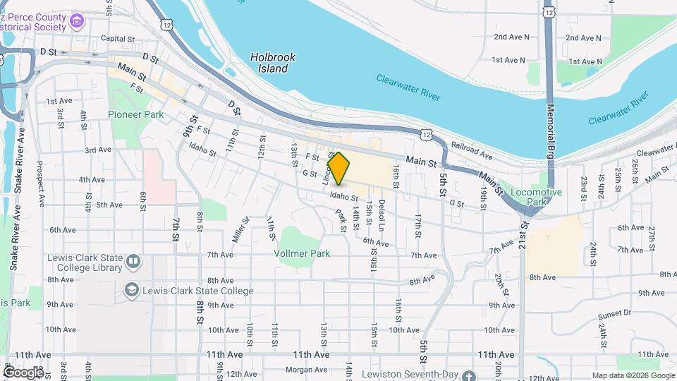1419 Idaho St Mapa y Detalles de la Ubicación