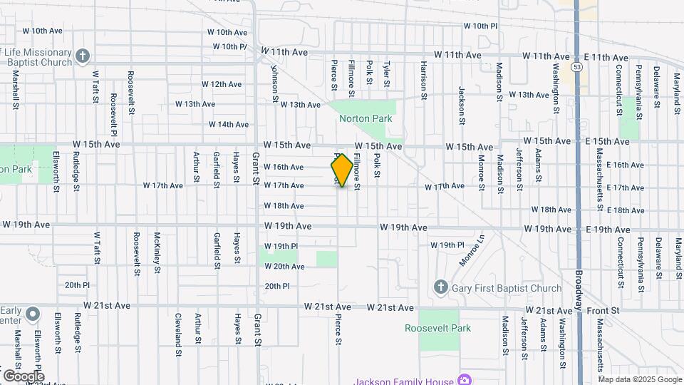 1709 Pierce St Map and Location Details