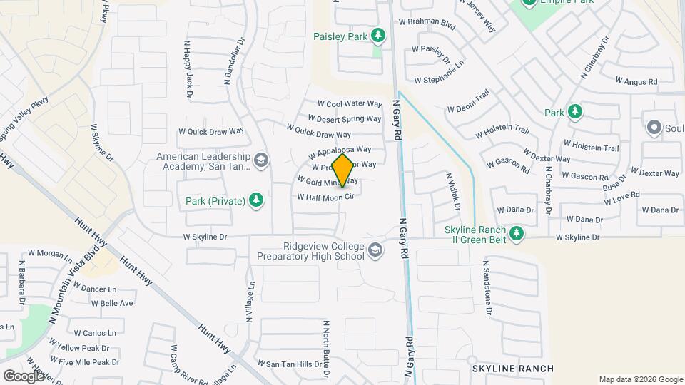 1796 W Half Moon Cir Map and Location Details