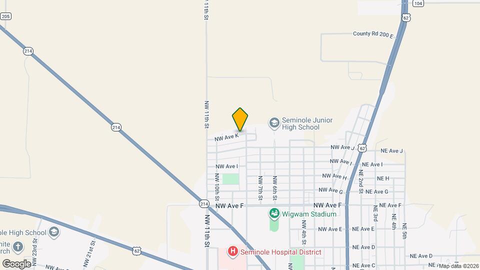 807 NW Ave K Map and Location Details