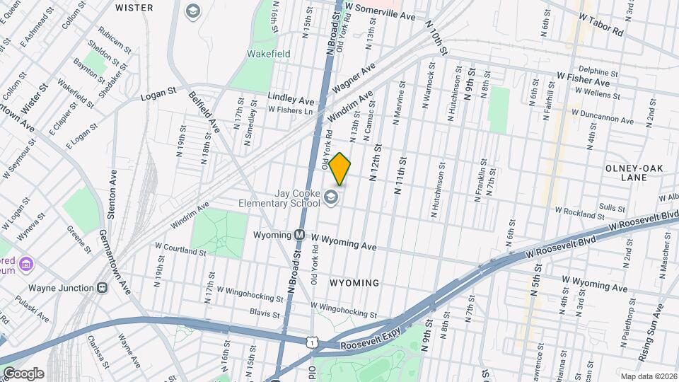 4818 N 13th St Map and Location Details