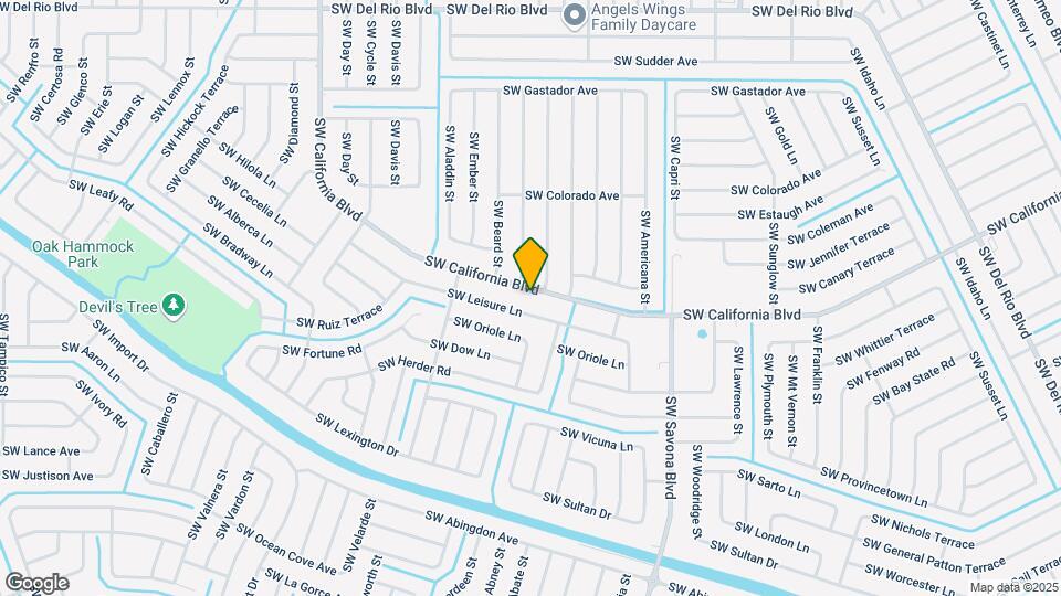 1408 SW California Blvd Map and Location Details