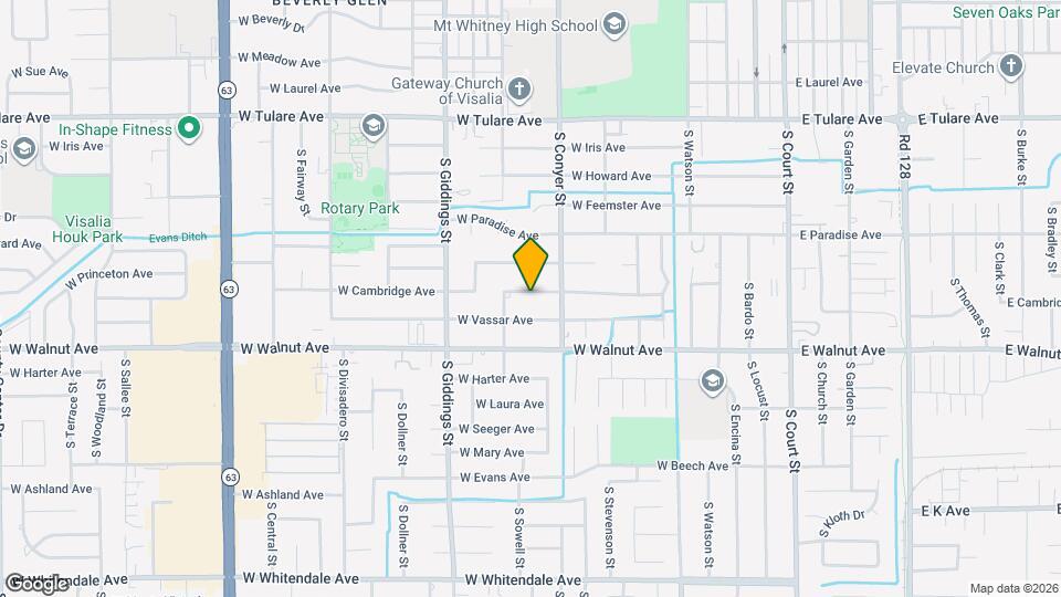 1005 W Cambridge Ave Map and Location Details