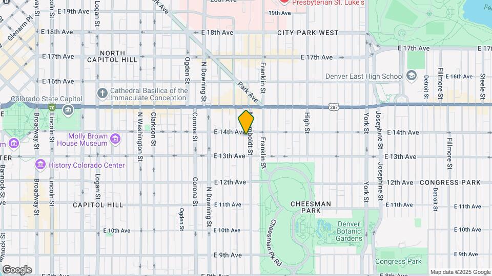 1361 Humboldt St Mapa y Detalles de la Ubicación