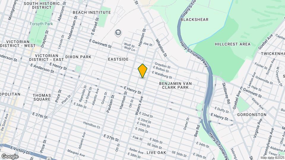 1013 E Park Ave Map and Location Details