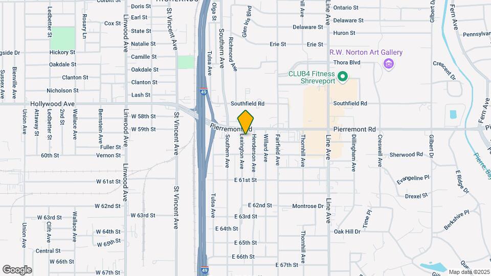 5909 Lexington Ave Map and Location Details