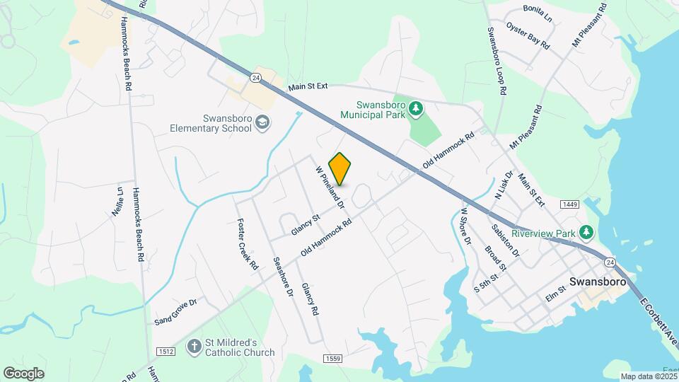 712 W Pineland Dr Map and Location Details