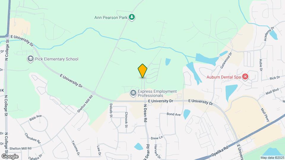 N. Dean Townhome Map and Location Details