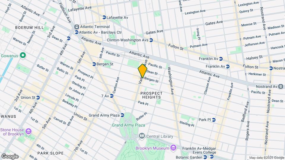 607A Vanderbilt Ave Mapa y Detalles de la Ubicación