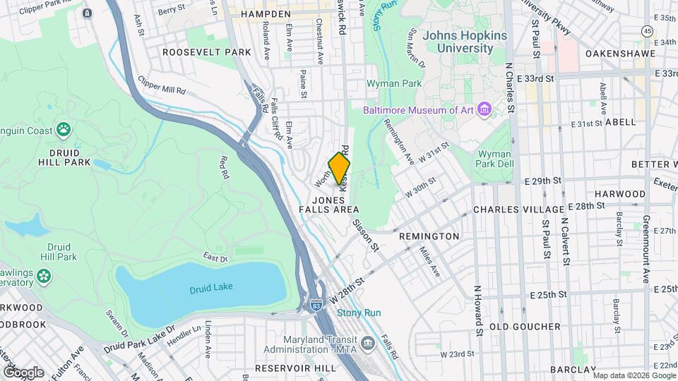 2922 Keswick Rd Mapa y Detalles de la Ubicación