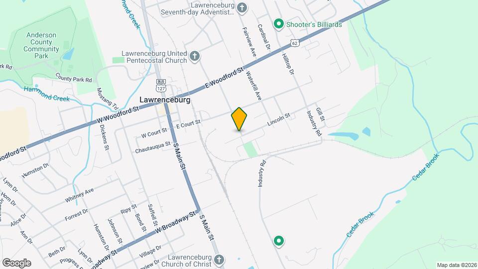 218 S Gatewood St Map and Location Details