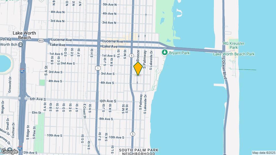 310 N Ocean Breeze Map and Location Details