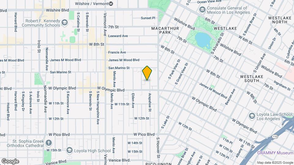 971 Arapahoe St Mapa y Detalles de la Ubicación
