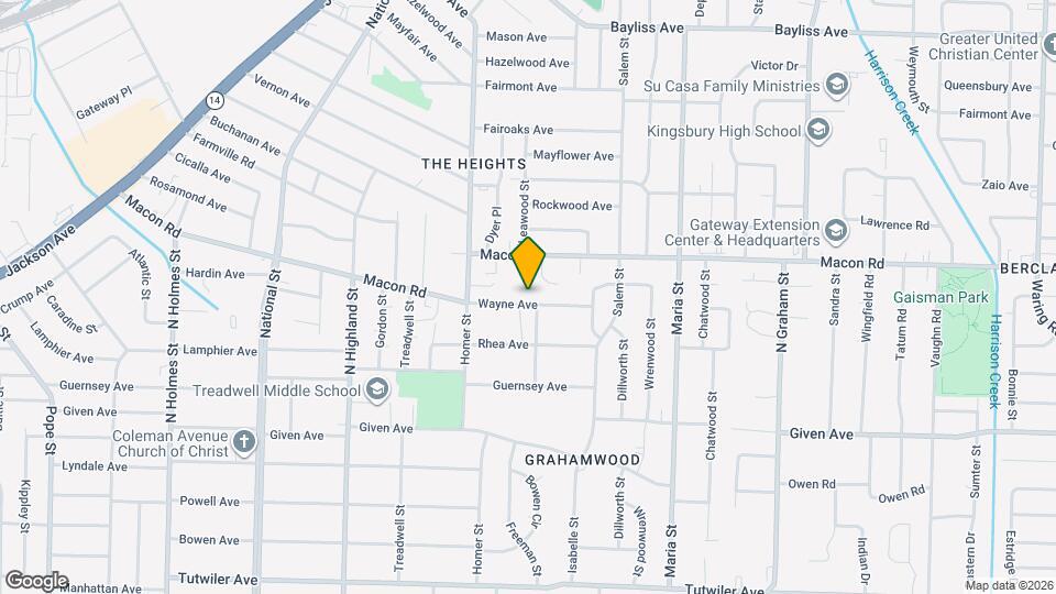 3702 Wayne Ave Map and Location Details