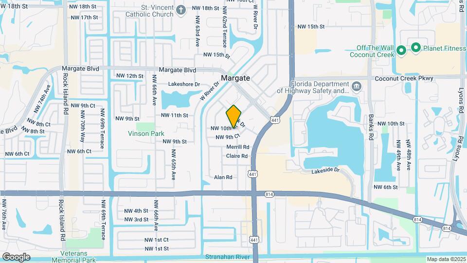 6100 NW 10 St Map and Location Details