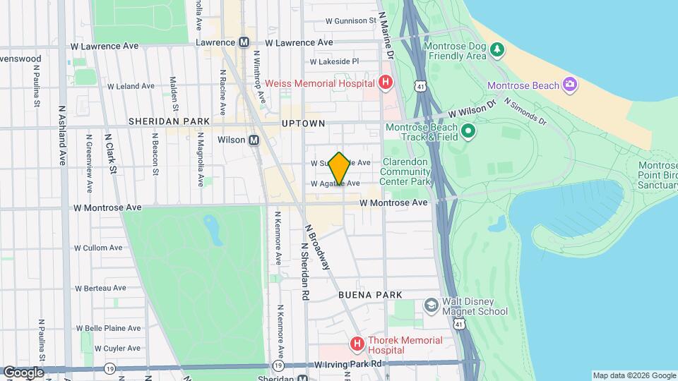 901 W Agatite Ave, Unit 901-G Mapa y Detalles de la Ubicación