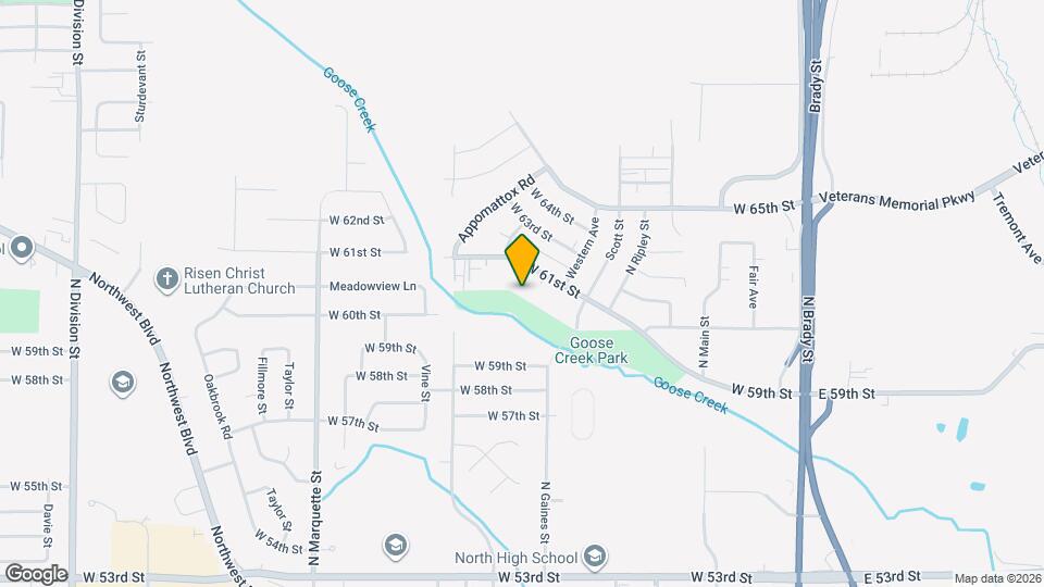 643 W 61st St Map and Location Details