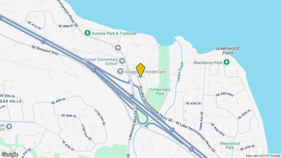 4350 W Lake Sammamish Pkwy SE Map and Location Details