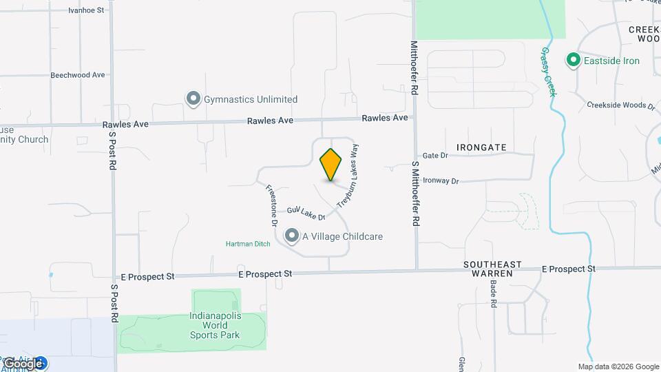 728 Sweet Creek Dr Mapa y Detalles de la Ubicación