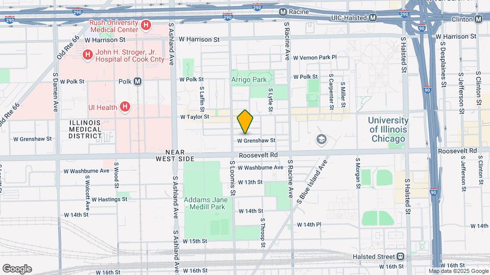 1334 W Grenshaw St Map and Location Details