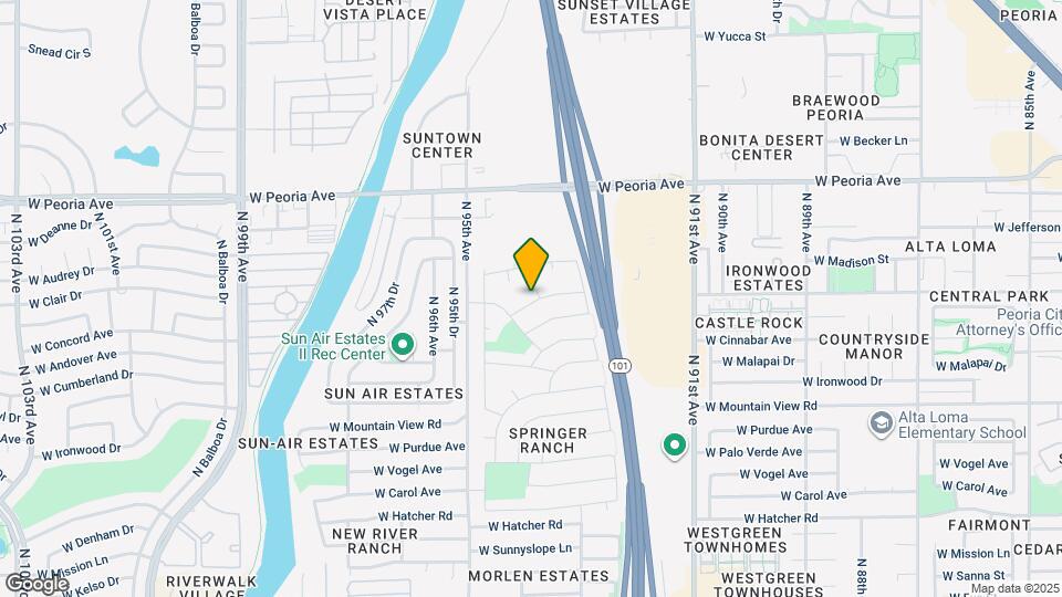 10216 N 93rd Dr Map and Location Details