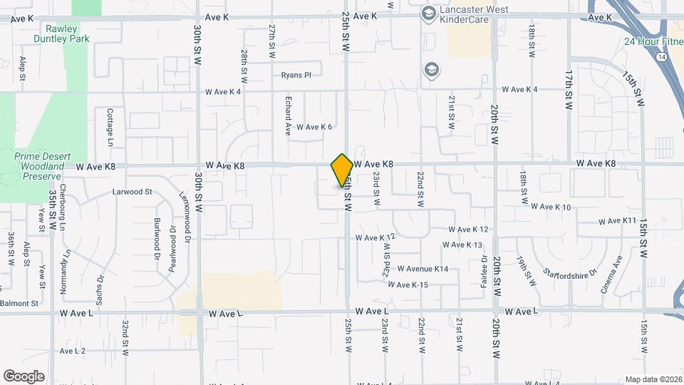 43108 Fenner Ave Map and Location Details