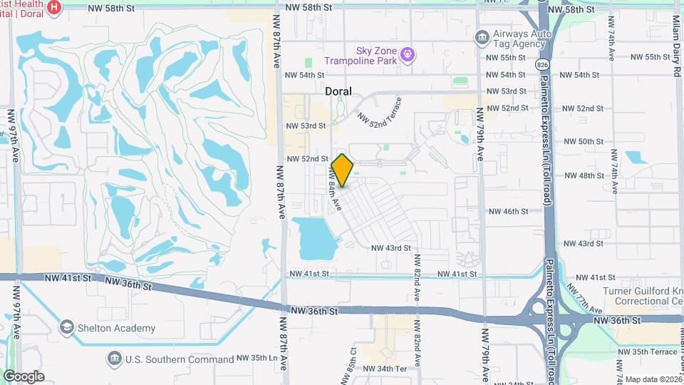 4906 NW 83rd Path Map and Location Details