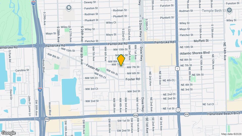 309 NW 7th St Mapa y Detalles de la Ubicación