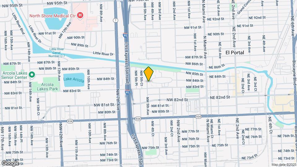 8319 NW 5th Ave Map and Location Details