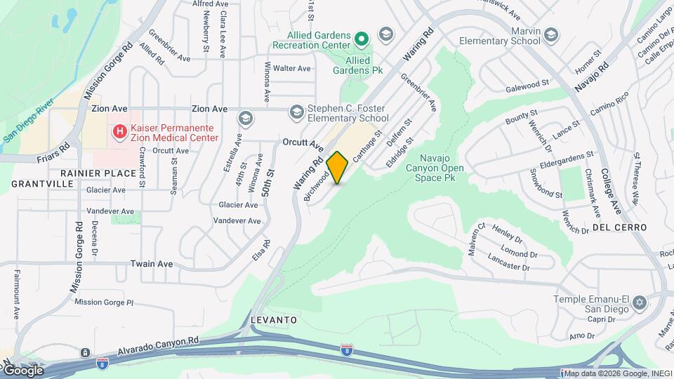 6431 Carthage St Map and Location Details