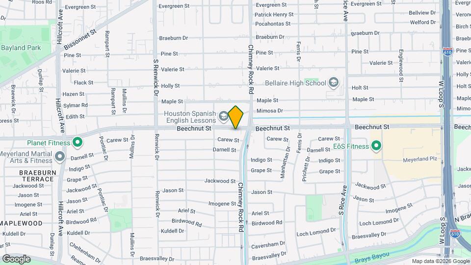 5315 Beechnut St Map and Location Details