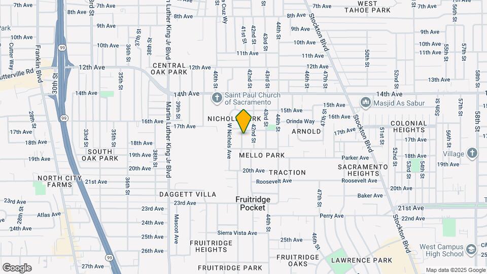 4209 E Nichols Ave Map and Location Details