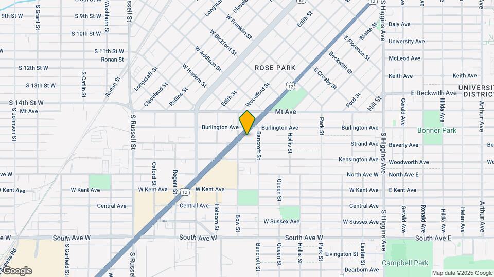 724 Strand Ave Map and Location Details