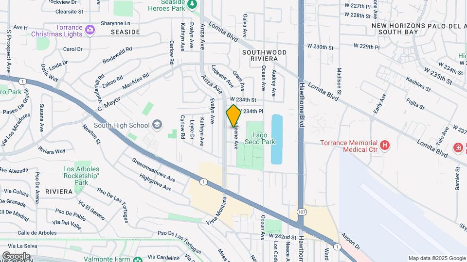 23523 Ladeene Ave Map and Location Details