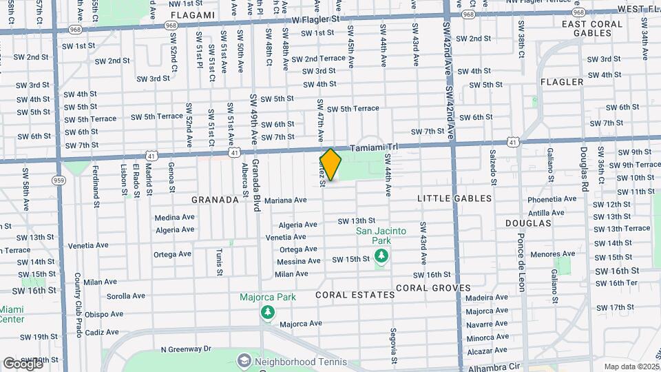 4639 SW 10th St Map and Location Details